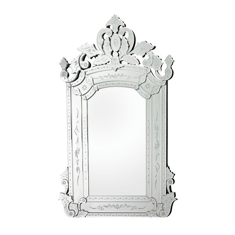 Large Venetian Clear Home Beveled Mounted Wall Mirror