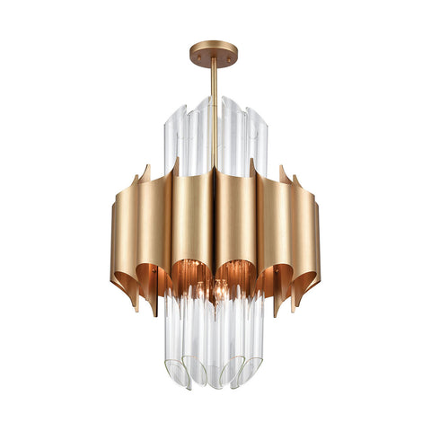 Cold Rolled Matte Gold Light Vintage Fixture Ceiling Chandelier