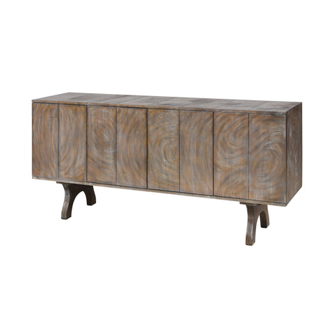 Refugio Sideboard Walnut Vintage Dresser Credenza Cabinet