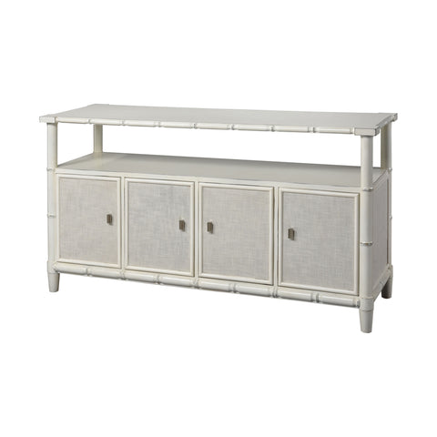 Malmo Sideboard White Vintage Dresser Credenza Cabinet