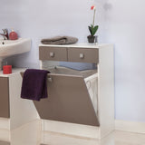 Symbiosis Combi Jr Bathroom Storage with Laundry Compartment