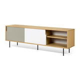 Tema Dann Oak Sideboard 201 with Black Steel Legs