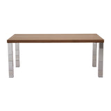 Tema Multi 71" Table Top with Square Chrome Legs
