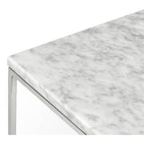 Tema Gleam 20x20 Marble Side Table