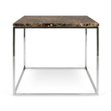 The TemaHome Gleam 20x20 Marble Side Table 9500.626371