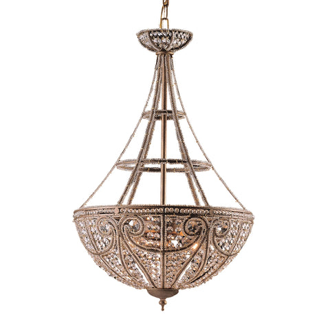 Elizabethan Collection Dark Bronze with 32% Glass Vintage Fixture Pendant