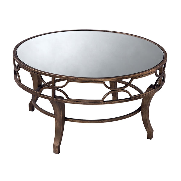 Treviso Antique Gold Wash Vintage Coffee Table