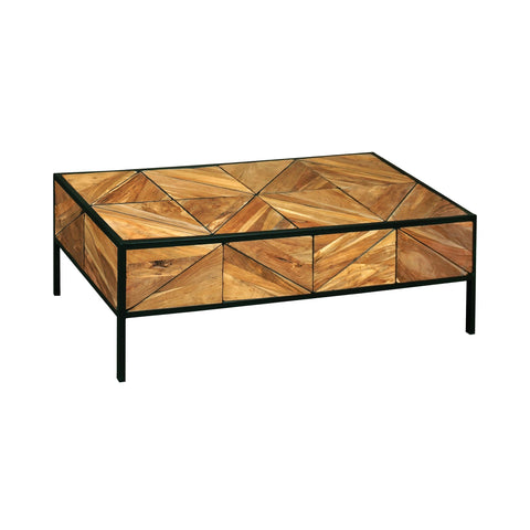 Padua Natural Black Vintage Coffee Table