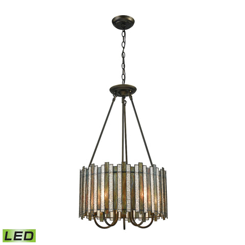 Lineage 5-Light Oil Rubbed Bronze Includes LED Bulb(s) Light Vintage Chandelier