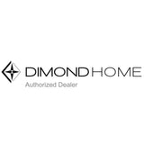 Dimond Home Zig-Zag Metal & Mirror End Table (Orange)